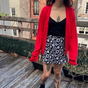 70s Vintage Jantzen Knitted Cardigan Size Medium Made in USA